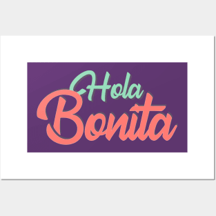 Hello Beautiful quotes Spanish Posters and Art
